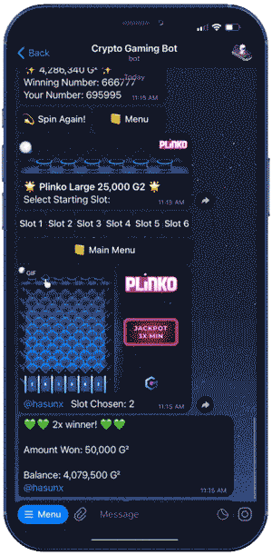 Phone Scrolling Through Gaming Bot Phone Scrolling Through Gaming Bot